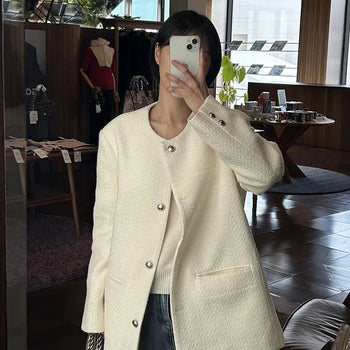 25SS MM Tweed Half Jacket