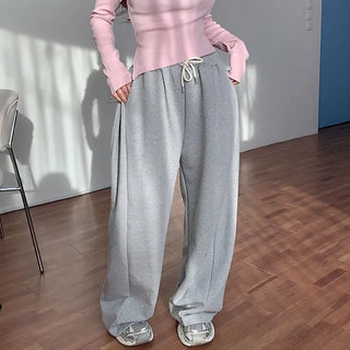 Praline banding pintuck wide pants