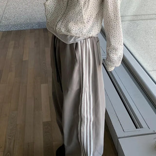 [UNISEX] Elastic Waist Two-Way Track Pants