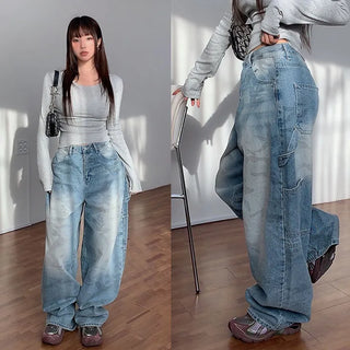 Revne Camo Carpenter Wide Pants
