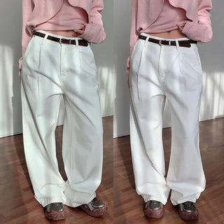 Kelly's Pintuck High-Fit Wide Pants
