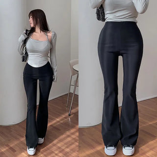 Ike High-Fit Elastic Waist Bootcut Pants