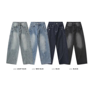Length Classification* Wave Washed Denim Pants