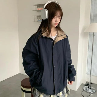 [UNISEX] Lazy Color Block Jacket