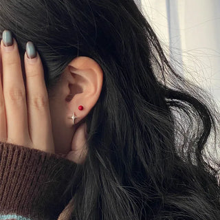 Cubio 3-Set Mix Earrings [SILVER925]