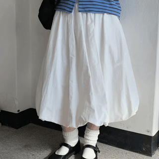 Oat pumpkin long skirt