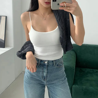 Strappy Padded Sleeveless