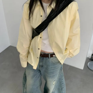 [UNISEX] 60-Count Cotton Oversized Shirt