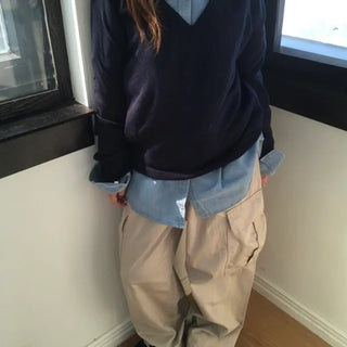 Oversized Denim Shirt