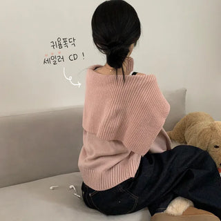 [Two-way ver/Flooded with Inquiries] Sally Avant-fit Spring Collared Knit Zip-up