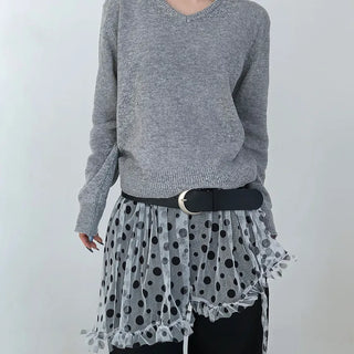 Near V-neck Knit | Near V-neck Knit