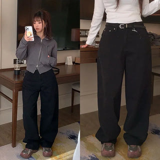 Rudio Cotton High-Fit Wide Pants