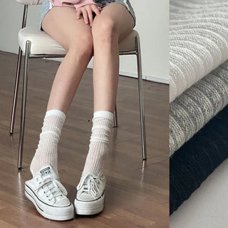 Rosenne see-through socks