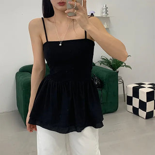 Soy Layered Frill Sleeveless Top