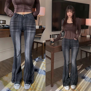 Noidin Low bootcut pants