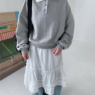 Vendor collar sweatshirt