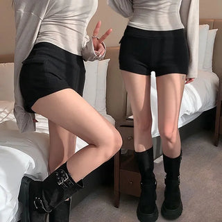 Nerain Pocket Ribbed Shorts
