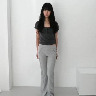 slim bootcut pants