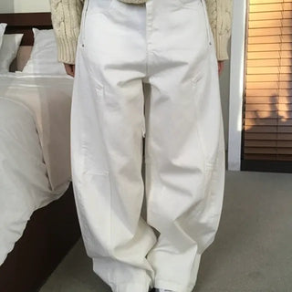 Cutout White Jeans
