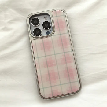 Dotine Check Epoxy iPhone Case