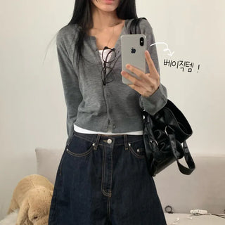 [Basic Item Version] Basic Round Delicate Fit Spring Knit Cardigan