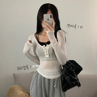 [Bun-tta Look/Body Correction Version] Glam Dotto Basic Spring/Summer Long Sleeve T-shirt