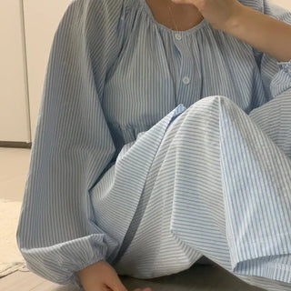 Striped Pajama Set