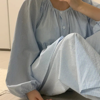 Striped Pajama Set