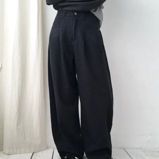 Half wide pants