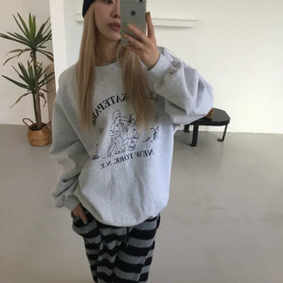 Skate over sweatshirt
