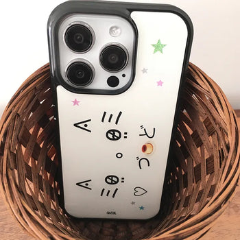 Pudding Emoji White Epoxy iPhone Case