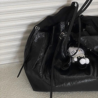 Black Kitty Layered Keyring  Cat Bag Keyring Doll Keyring