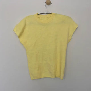 Yves Holgar Cap Sleeve Short Sleeve Knit