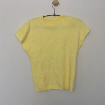 Yves Holgar Cap Sleeve Short Sleeve Knit