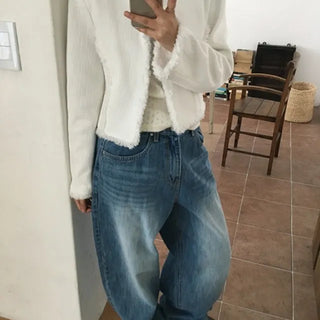 Way Washed Wide Denim