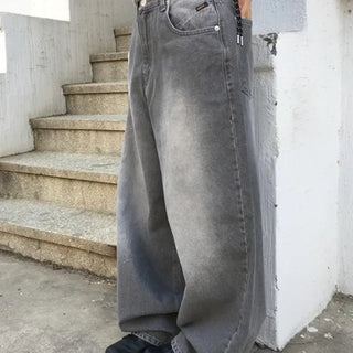 Wood String Wide Denim