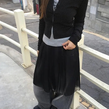 Hidden Dot Cardigan