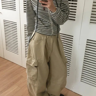 Polyf Striped Zip-up Hoodie