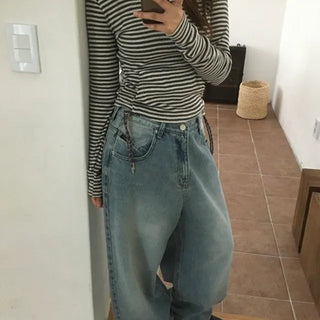 Eight Striped Slim Hoodie