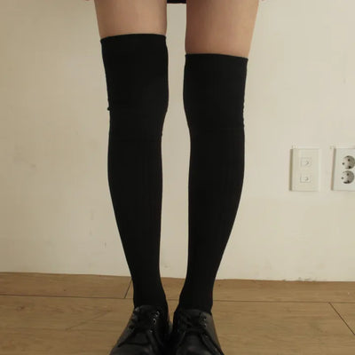 Ribbed knee socks (3 colors)