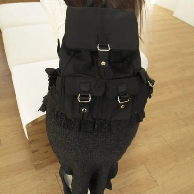 Nylon Pocket Backpack (2 colors)
