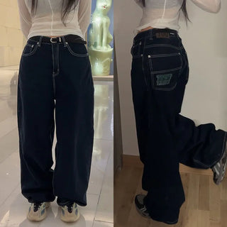 Bleed patch wide pants