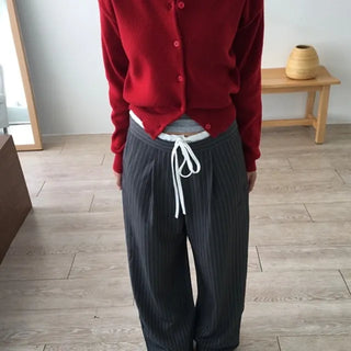 Hopper Stripe Wide Slacks