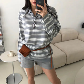 Rugby Oversized Collared Knit