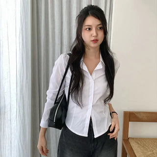 Nova Daily Slim Crop Shirt