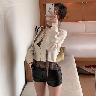 Bertney Crop Knit Cardigan