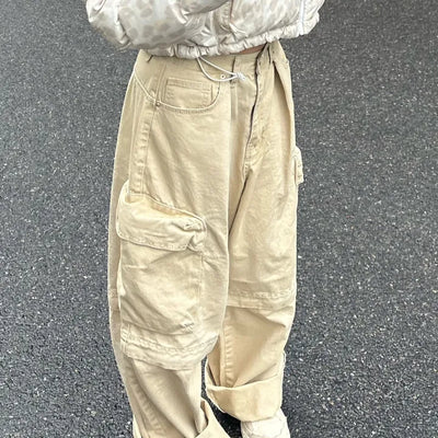 Detachable Shorts Cargo Wide Pants