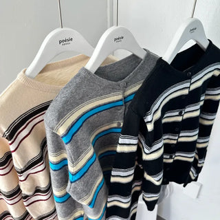 Root Striped Cardigan