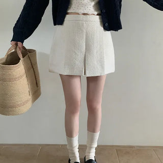 Port tweed skirt pants