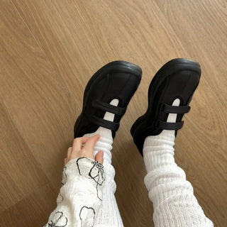 Cozy strap Mary Jane sneakers